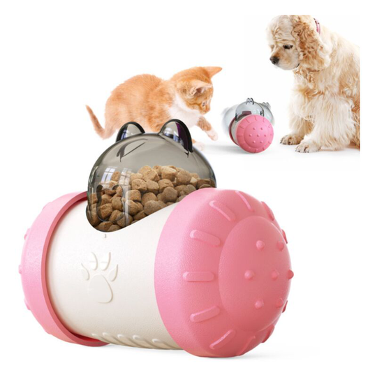 Pet Toy Toy for Cat Interactive Cat Ball Automatic Rotating Swing Indoor Swing Automatic Power Supply Toy (Swing Bear Powder)