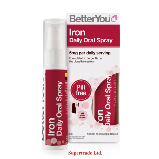 BetterYou Better You Iron Daily Oral Spray Natural Baked Apple Flavour - 25ml