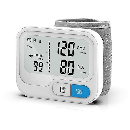Automatic Digital Wrist Blood Pressure Monitor Sphygmomanometer Tonometer Tensiometer Heart Rate Pulse Meter Bp Monitor - Thsinde