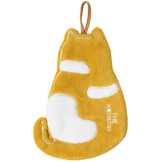 Rabbit Cat Hand Touel Coral Velvet Hand Touel Hanging Cute Towel Kids Kitchen