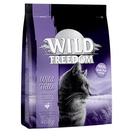 400g Wild Freedom Dry Cat Food - Special Price!* - Wild Hills - Duck (400g)