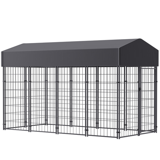 Large Outdoor Dog Kennel Crate: Heavy Duty Pet Pen House