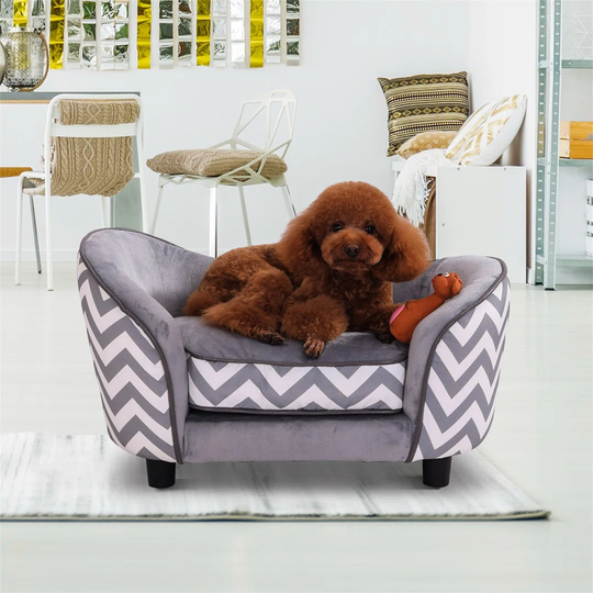 Mtecombe Dog Sofa in Grey