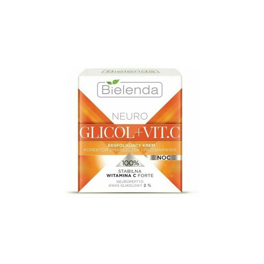 Bielenda Neuro Glicol + Vitamin C Exfoliating Night Face Cream 50ml Krem