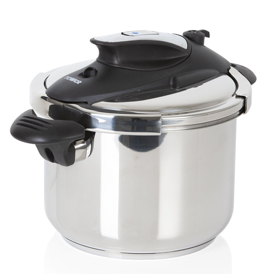 Tower T920003 One-Touch Ultima 6L Pressure Cooker, Stainless Steel