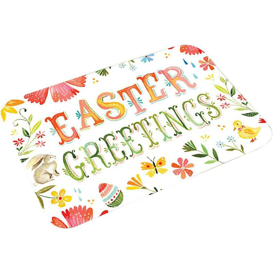 Soekavia - Easter Bunny Doormat Rabbit Entrance Mats Non-Slip Welcome Mats Decorative Bathroom Mats for Home Kitchen (40 * 60cm) -- g
