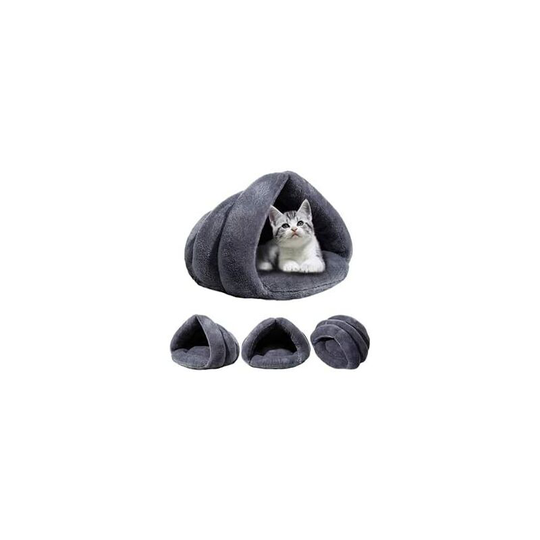 Basket for Small Dog Cat Triangle Cat Bed Deep Sleep Soft Cat Nest Bed Pet Sofa Cat Cave Bed Winter Plush Warm Pet Washable