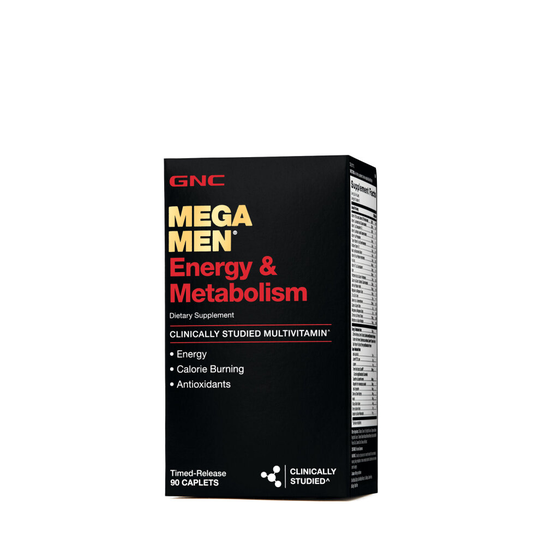 GNC Mega Men Energy & Metabolism Multivitamin 90 Timed Release Caplets