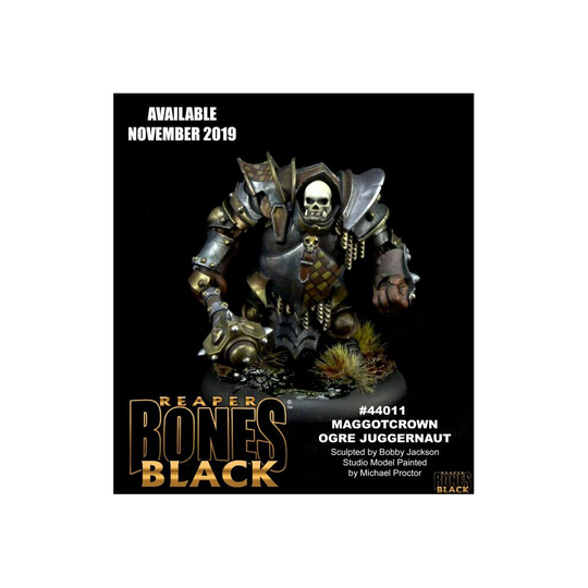 Reaper Miniatures - 44011 - MAGGOTCROWN OGRE JUGGERNAUT - Bones Black