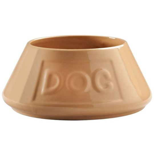 Cane Non Tip Lettered Dog Bowl (One Size) (Brown) - Brown - Mason Cash