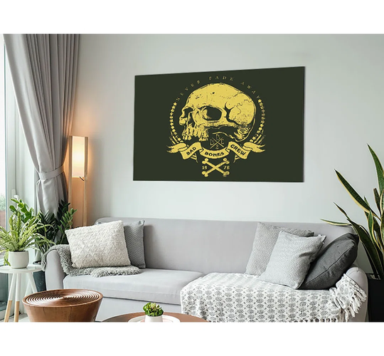 Bad Bones Crew - Unframed Painting on Metal