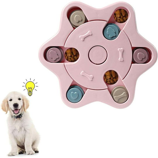 Dog Toy Smart Treats Toy, Slow Down Eating Dog Toys, Anti Gluttony Dog Bowl, Improve Dog's iq, Dog Gift