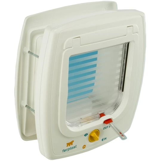 4-Way Magnetic Cat Flap Swing 7 set White 72104011 Ferplast White