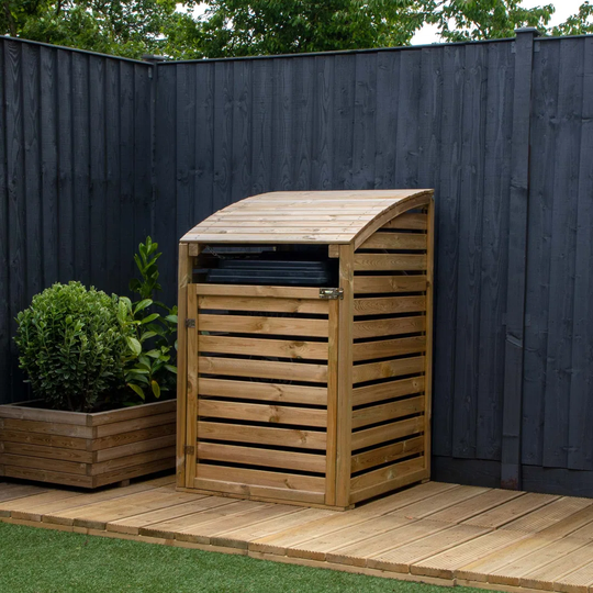 Han Wooden Single Bin Store