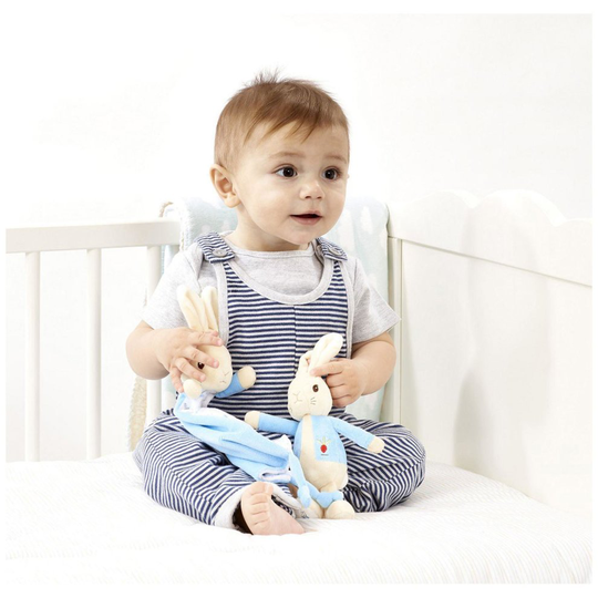 Rainbow Designs Peter Rabbit Rattle and Comfort Blanket Gift Set