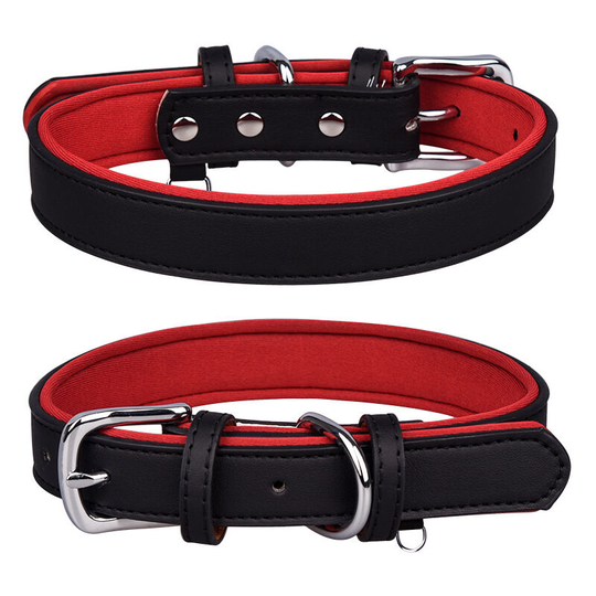 Microfiber Adjustable Dog Collar Dog Collar Contrast Color Pet Collar Comfortable Breathable Cat Collar