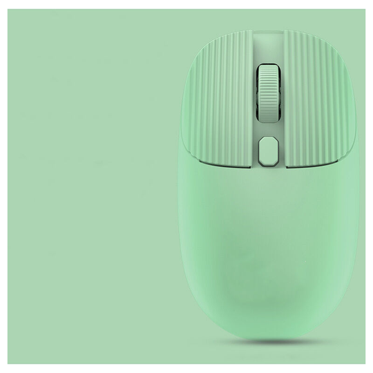 Slim Wireless Mouse with Nano-Receiver, Bluetooth 5.0 Connection,2.4G Wireless Mouse with Silent-Click Portable Mobile Optical Mouse for Laptop, pc,
