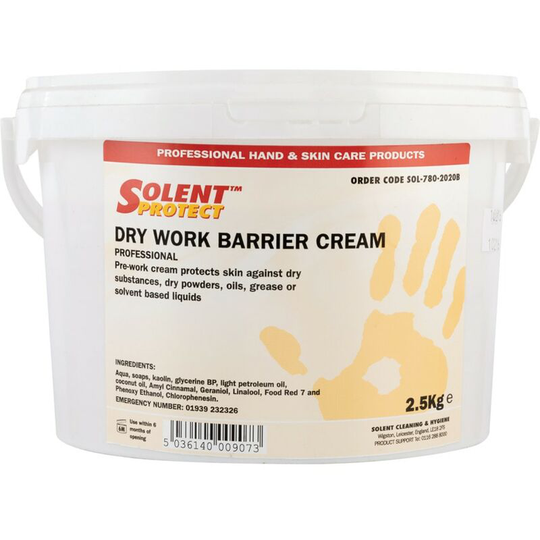 Dry Work Barrier Cream, 2.5kg - Solent Cleaning