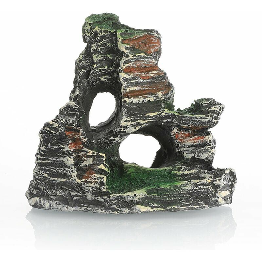Qersta - Aquarium decoration landscaping resin rockery aquarium simulation resin rockery (3.10*5*9.5cm),