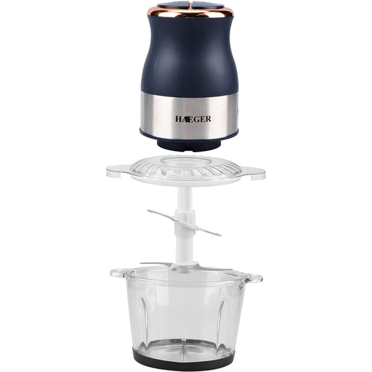 Benobby Kids - Family Care Electric Chopper, Food Shredder, 30W, Multifunction, Meat Grinder, Vegetables, Nuts, Blue, HG-7020, 1 piece