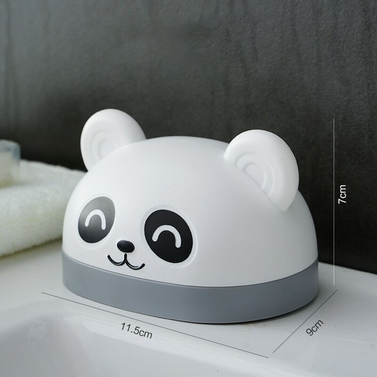 Bathroom Soap Dish Box Cute Kawaii Rabbit Panda Pig Cartoon Soap Dish Home Shower Travel Container Soap Tray Drainer Box