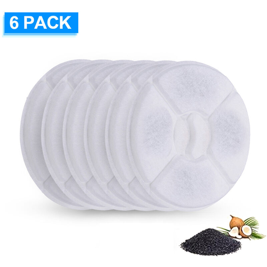 Cat Water Fountain Filters Replacement Filters for Cat Water Fountain Water Dispenser 4PCS, 6 pcs - 6 pcs