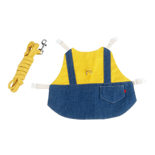 Harness and leash for rabbits - Clothes for rabbits, guinea pigs - Vest and leash for rabbits, ferrets, guinea pigs, rabbits, hamsters-M
