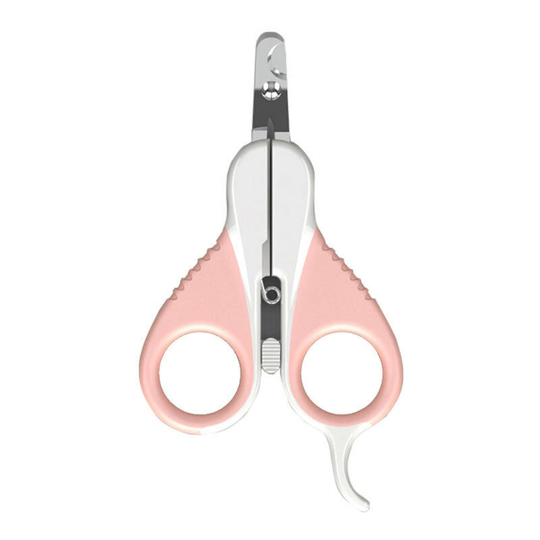 Nail Clipper Scissors for Cats, Kittens, Dogs, Puppies, Rabbits and Small Animals - Non-Slip, Stainless Steel, - Professional Grooming Supplies