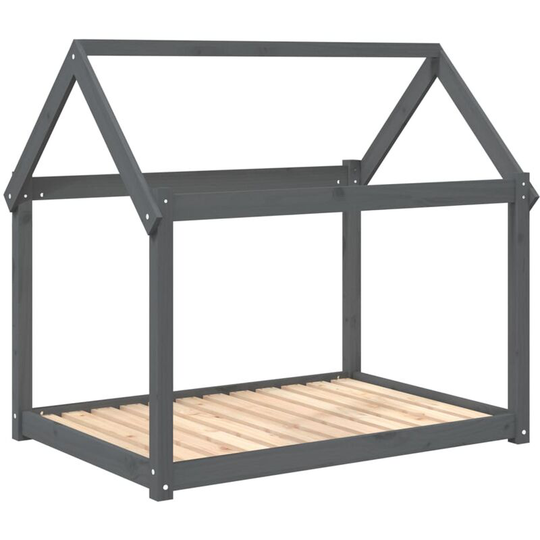 Vidaxl - Dog Bed Grey 111x80x100 cm Solid Wood Pine Grey