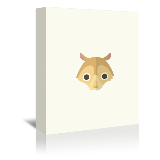 'Squirrel' by Christian Jackson Graphic Art Wrapped on Canvas