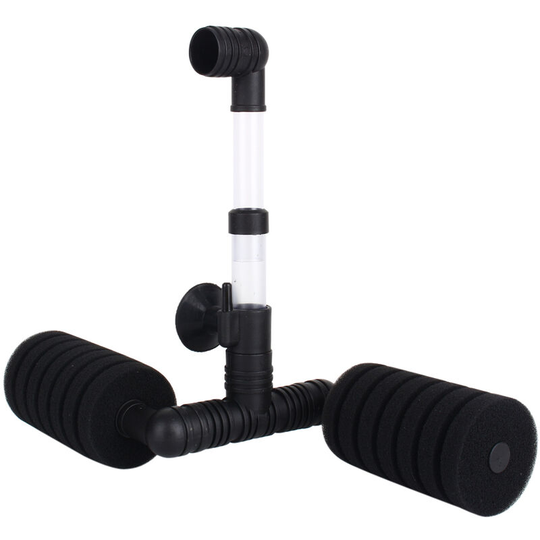 Aquarium Fish Tank Biochemical Air Pump Double Sponge Water Filter Suction Cup XY-2831