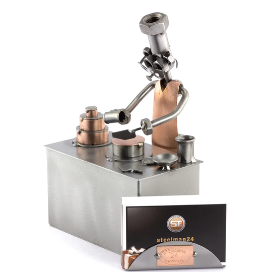Confectioner Screw Man Place Card Holder
