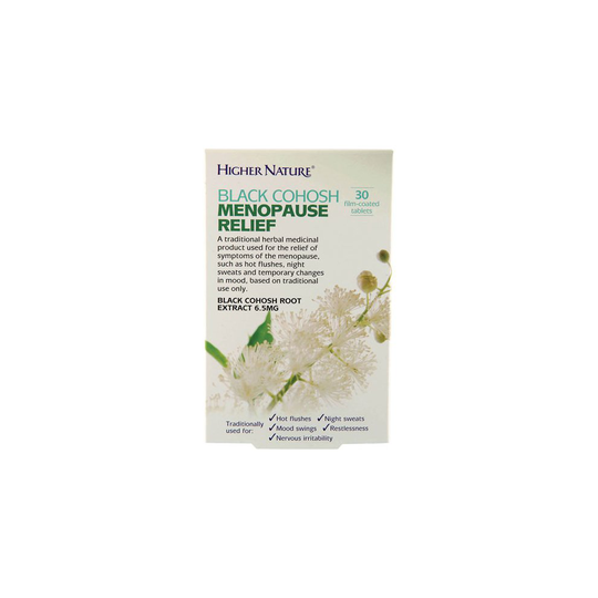 Higher Nature Black Cohosh Menopause Relief 30s