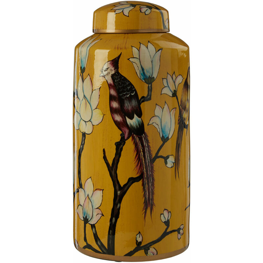 Premier Housewares - Tropical Ochre Large Ceramic Jar