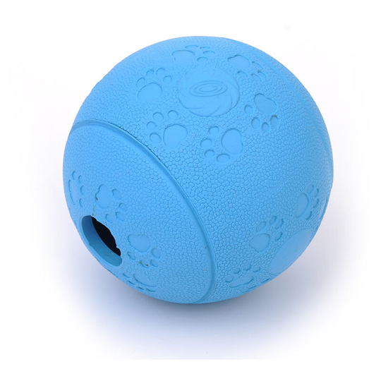 Blue Heavy Duty Rubber Dog Chew Toy for Small, Medium and Large Dogs