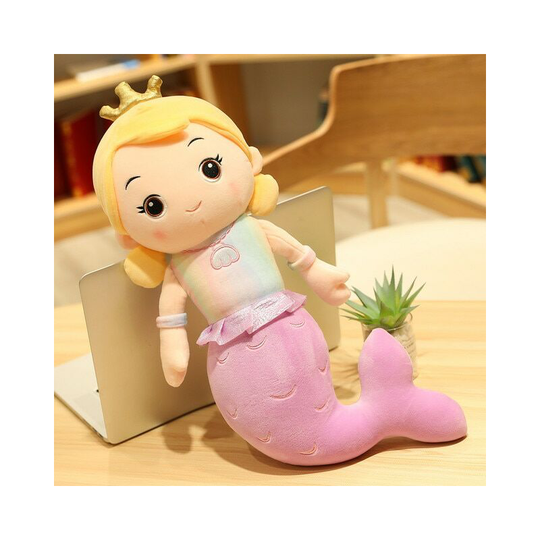 70cm Mermaid Plush Toys Pillow Soft Stuffed Plush Animals Dolls Kids Toy Baby Sleep Partner Girl Birthday Christmas Gifts