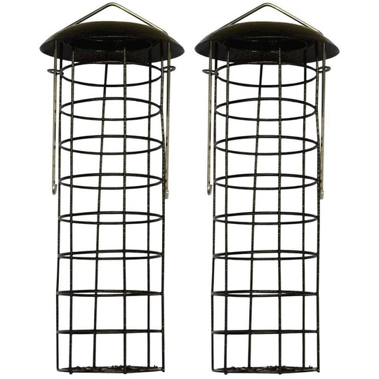 Hanging Fatball Bird Feeder For Selections Metal Bird Feeding Stations (Set of 2)
