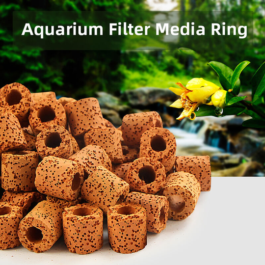 Aquarium Filter Media Ring Bio Ring for Aquarium Filter, 100pcs - 100pcs