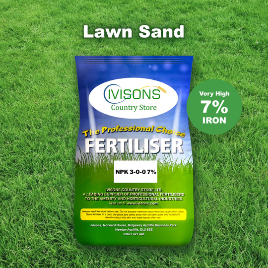 Ivisons Lawn Sand 3-0-0+7% Fe