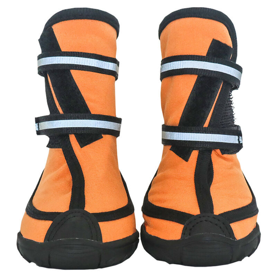 Betterlifegb - Protective Dog Boots Waterproof Set of 4, Anti-Slip Pet Dog shoes booties with Adhesive Buckle Reflective Straps Dog Shoes Warm