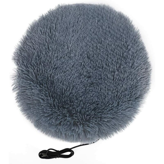 Cushion heating for pets in plush cats and dogs electric heating cover for pet for winter heating carpet (one)