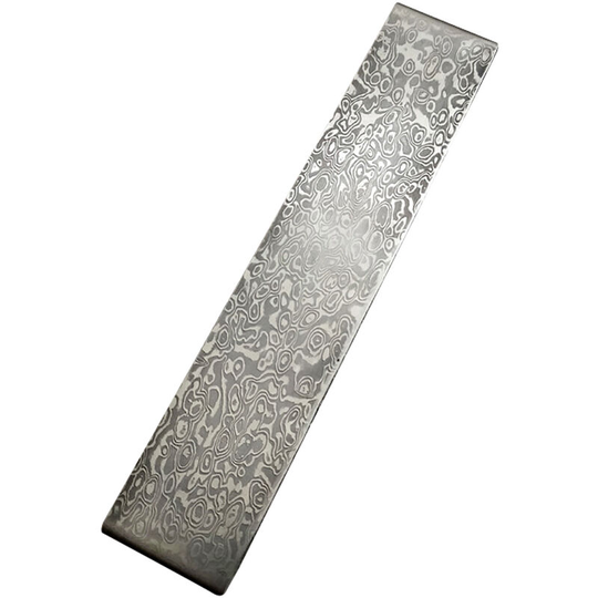 Damascus Steel diy Cutter Making Materials Pattern Steel Bar Cutter Blade Blank Has Been Heat Treating,model: 2 - model: 2