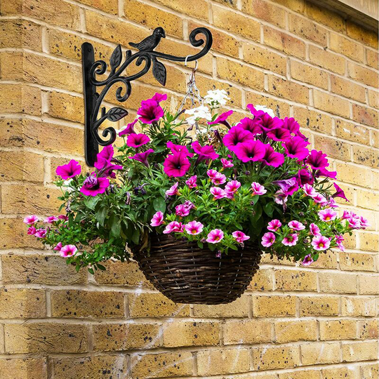 1 Piece Hook Plant Hanger Wall Mount Cast Iron Rust Resistant Decorative Plant Hanging Hook