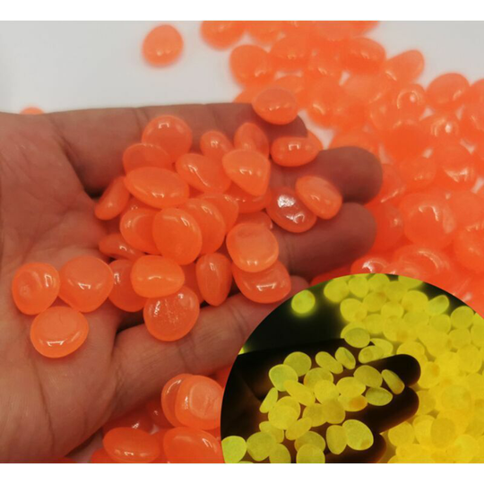 Echoo - Colorful Glowing Stone, Luminous Pavers for Garden/Aquarium Pathway Decoration, Decorative Resin Gravel, Aquarium Landscaping Stone 300