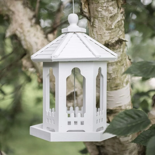 White Gazebo Bird Feeder