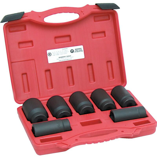 Front Wheel Drive Axle Nut Socket Set 7 Piece - Kennedy