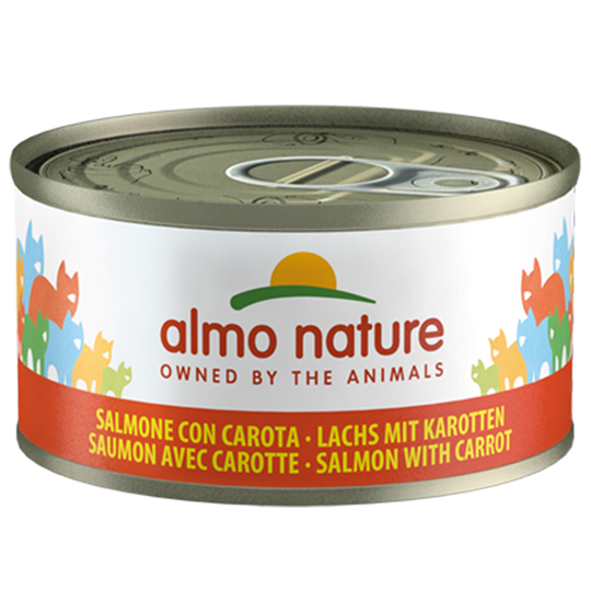 Almo Nature 6 x 70g - Salmon & Carrot in Jelly