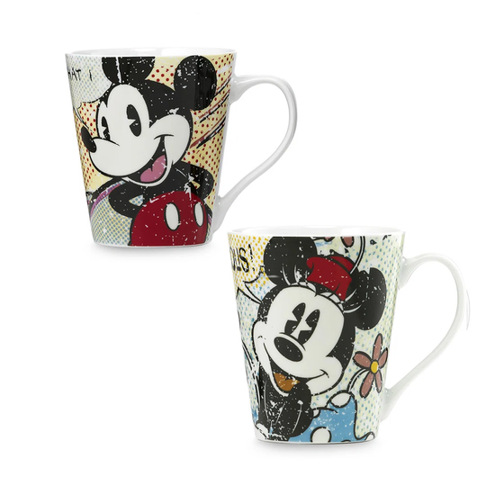 Mickey Classic Kit 2 Mugs Mickey Mouse And Minnie