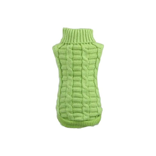 Shirt puppy Dog Dog clothing keep in warmth Simple Dogs Universal Vest Sweet Gift Breathable Accessories for pets, Green, l