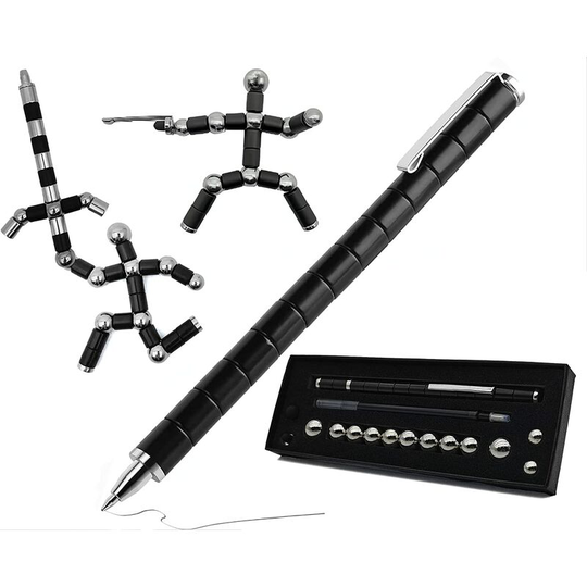 Toy pen, metal decompression magnetic pen